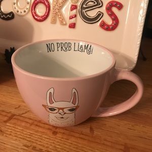 No Prob Llama ceramic oversized mug